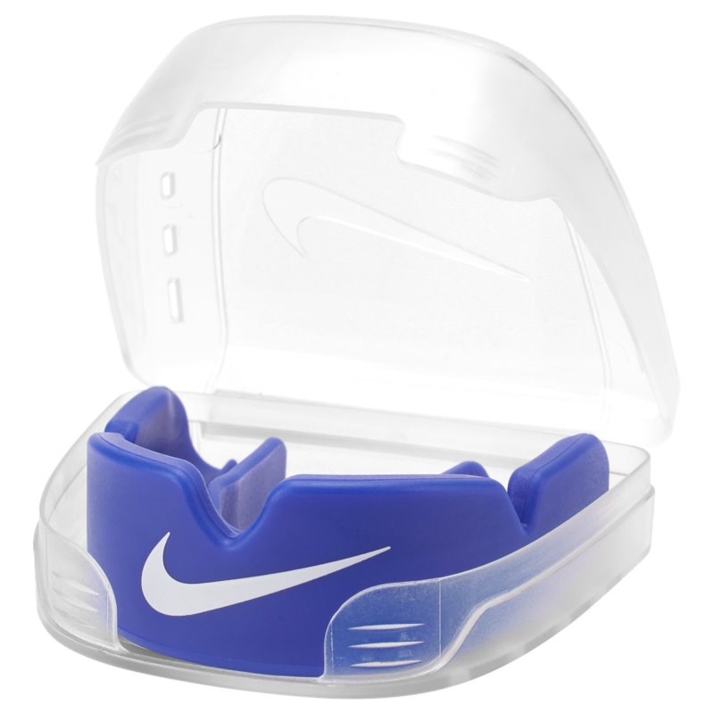 NIKE Protège-dents adulte Alpha CE MG Bleu et blanc
