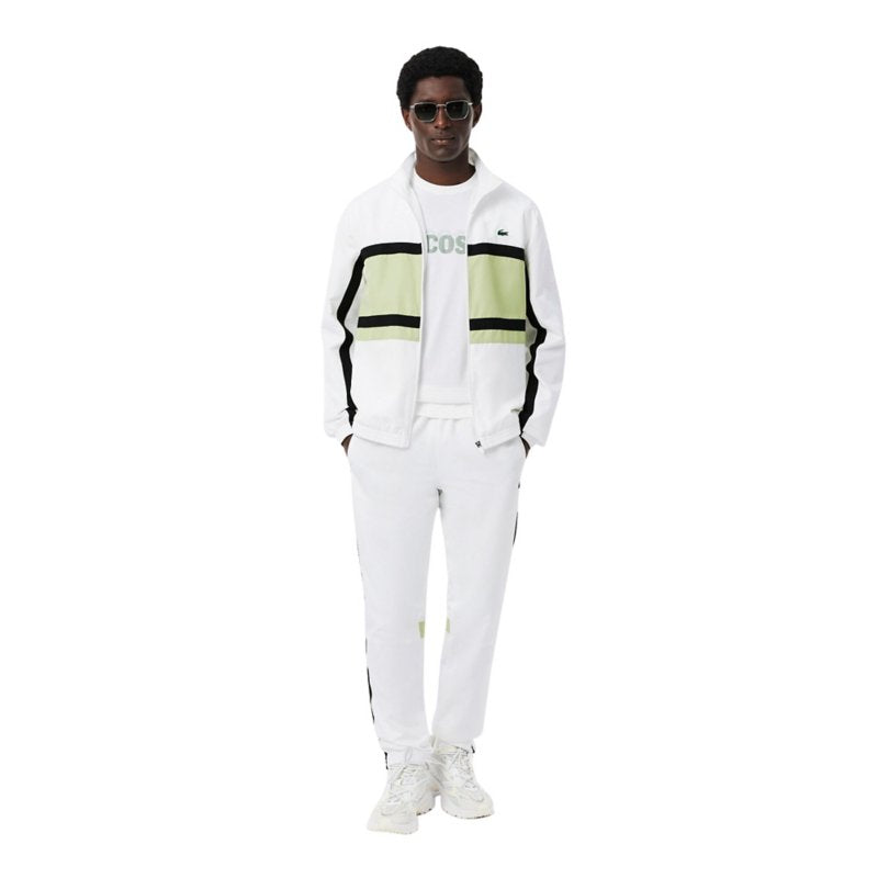 LACOSTE Ensemble homme en taffetas déperlant Blanc et vert
