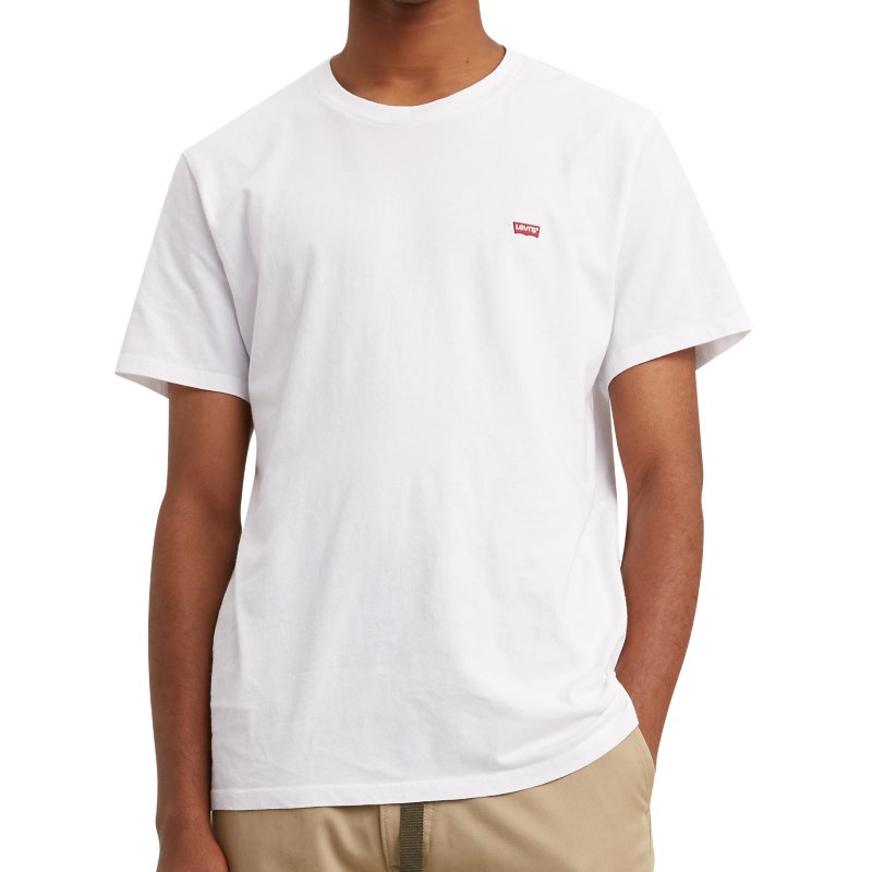 LEVIS Tee-shirt à manches courtes homme Ss Original Hm Tee 0000 Blanc