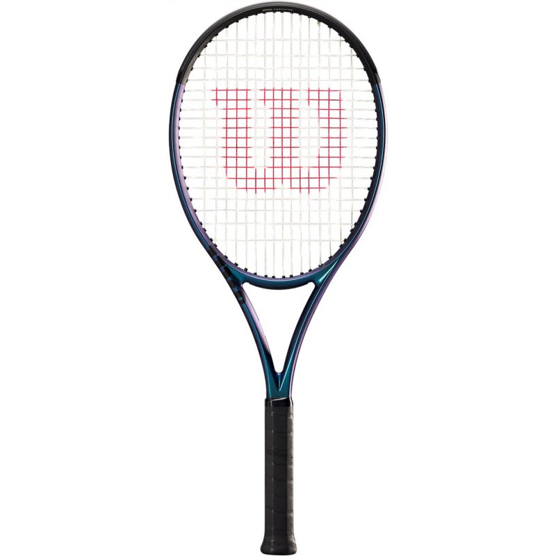 WILSON Raquette de tennis non cordée adulte Ultra 100L V4 Bleu et noir