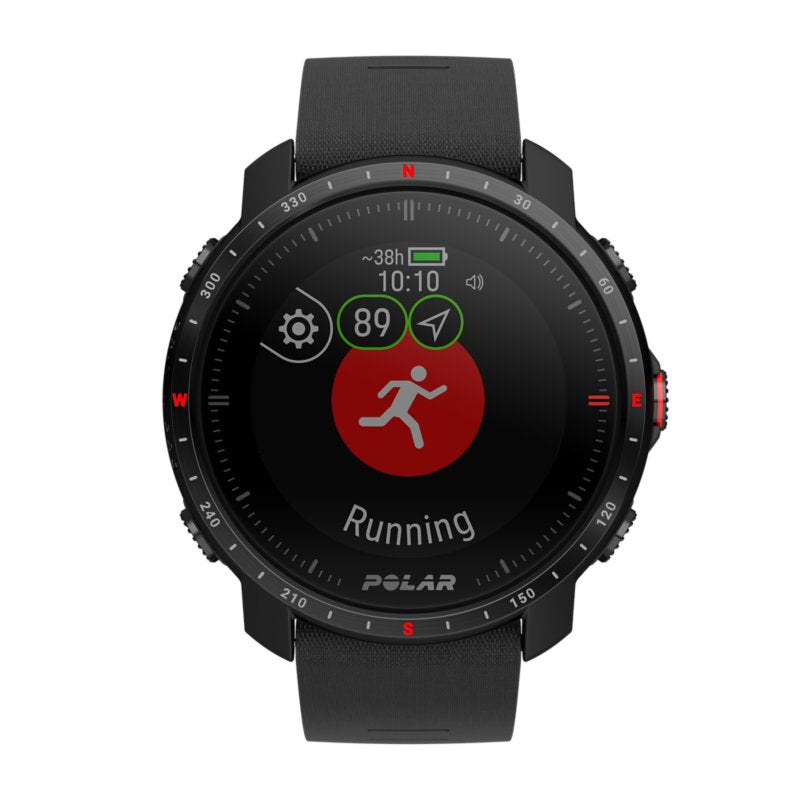 POLAR Montre connectée GPS Outdoor Grit X Pro Noir