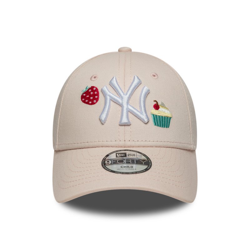 NEW ERA Casquette enfant 9Forty Adjustable New York Yankees Food Icon Rose