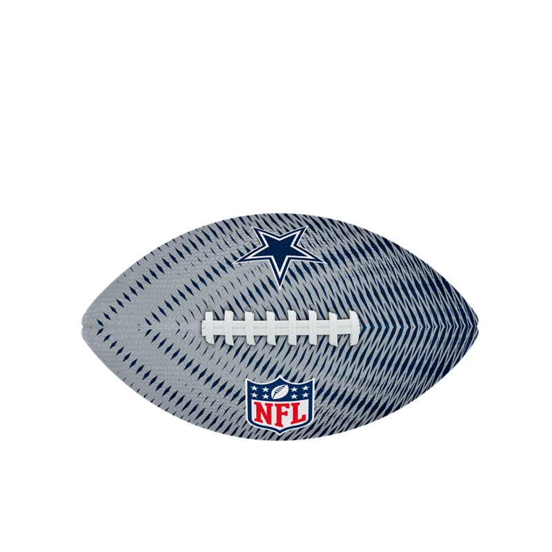 WILSON Ballon de foot américain NFL TEAM TAILGATE FB DL JR Gris et bleu