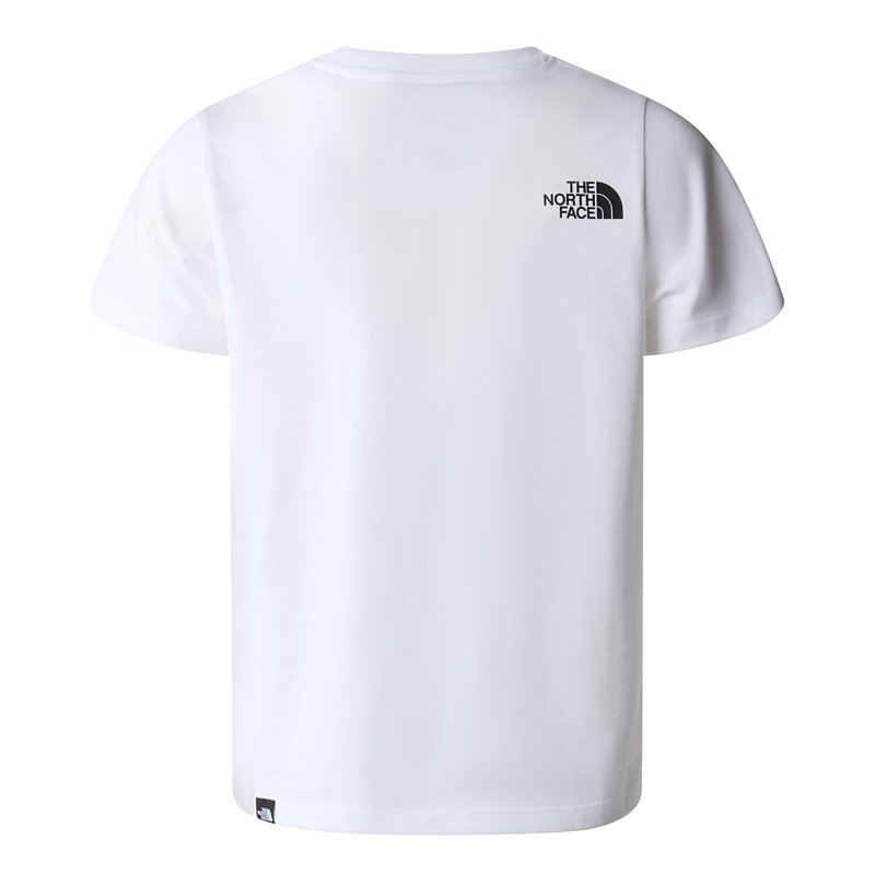 THE NORTH FACE Tee-shirt à manches courtes garçon Simple Dome Blanc