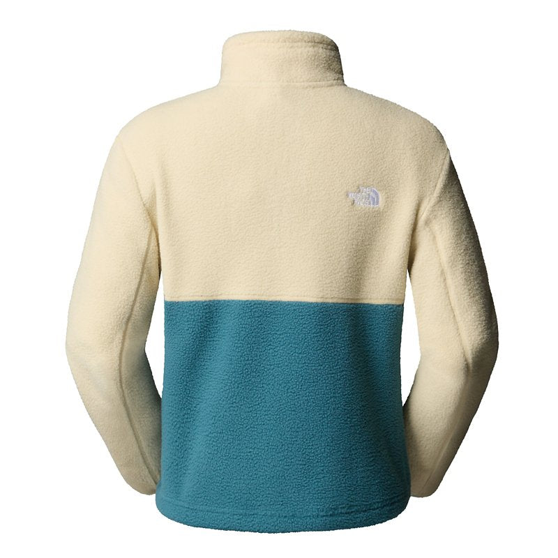 THE NORTH FACE Polaire demi-zip femme Yumiori Bleu et beige