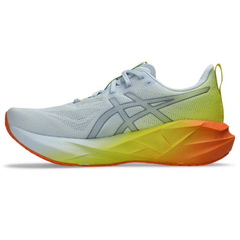 ASICS Chaussures de running homme NovaBlast 5 Bleu et jaune