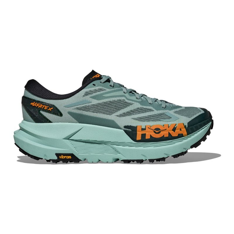 HOKA ONE ONE Chaussures de trail homme Mafate X Vert et jaune