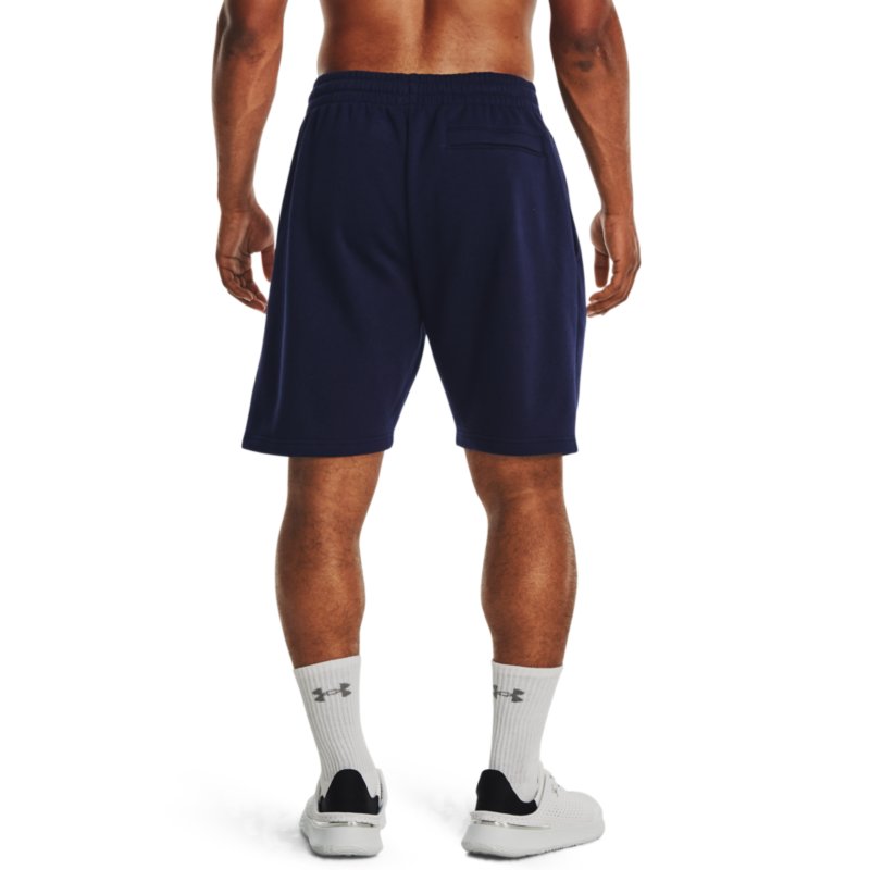 UNDER ARMOUR Short homme Rival Fleece Bleu