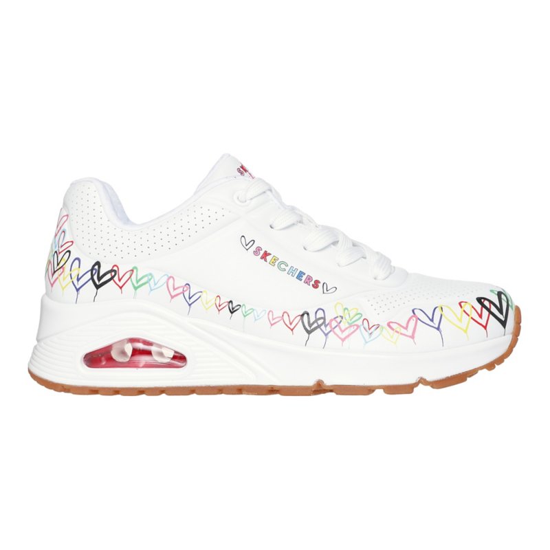 SKECHERS Sneakers femme UNO/LOVE ALL AROUND Blanc