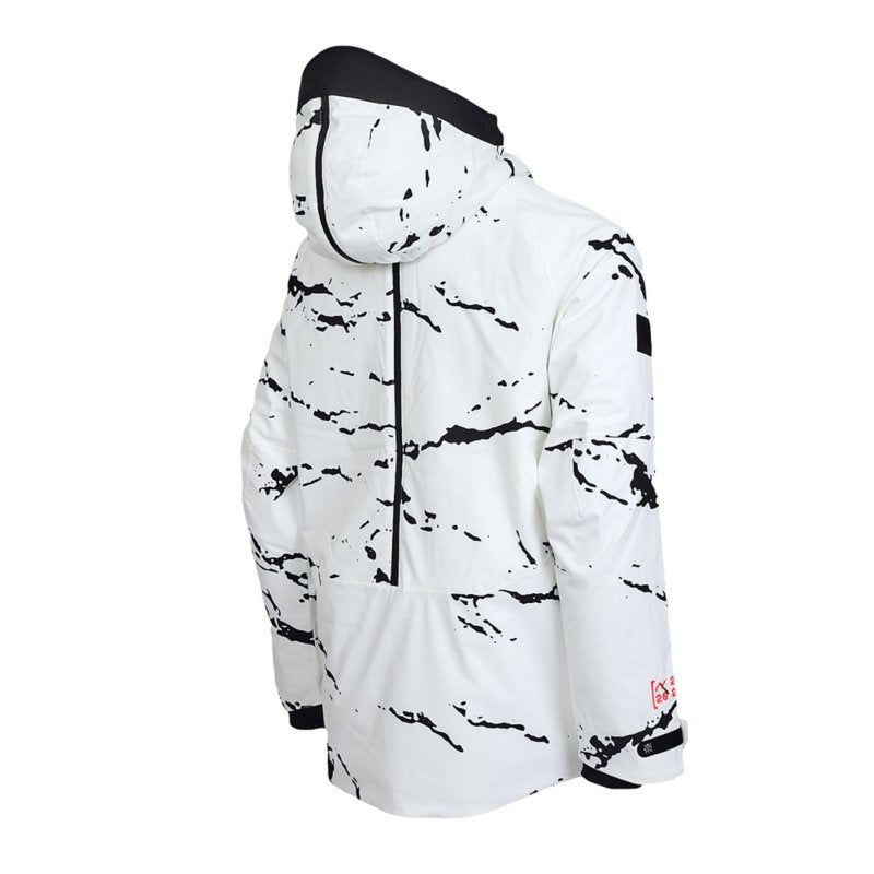 WATTS Veste de ski homme 1 Venom Blanc, noir et orange