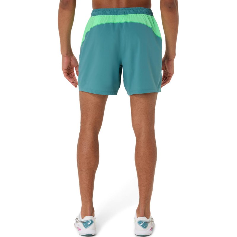 ASICS Short homme Padel Court 7In Vert