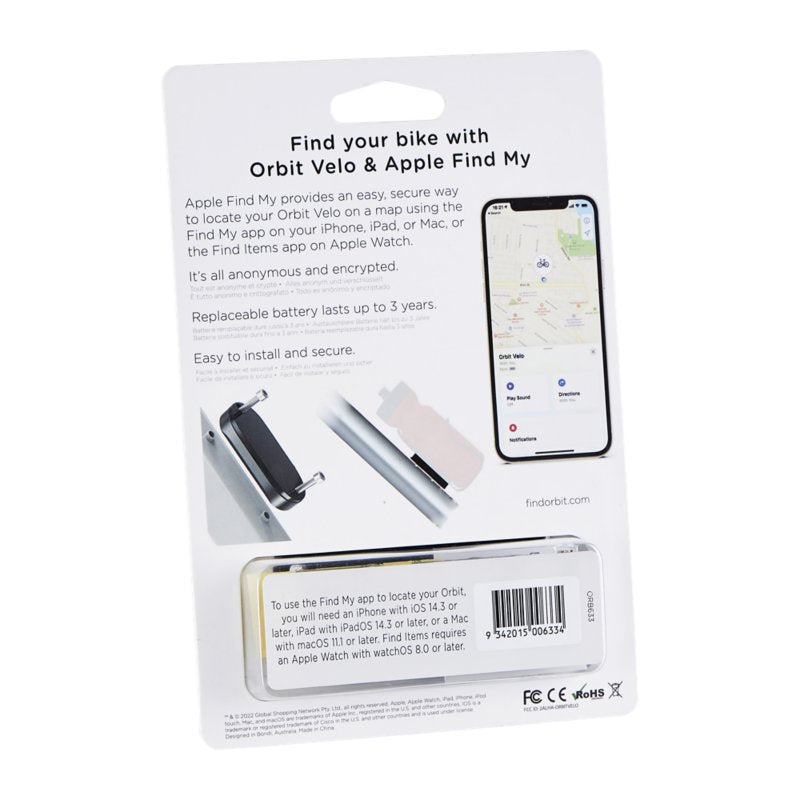 ORBIT Accessoire TRACEUR DE VELO NOIR