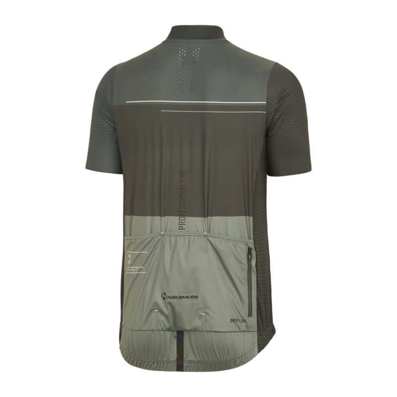 NAKAMURA Maillot de vélo à manches courtes homme MMC PRO H25 Vert