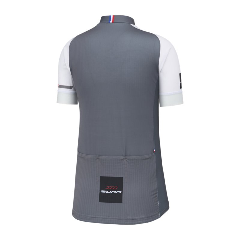 SUNN Maillot de vélo à manches courtes homme Perf Gris