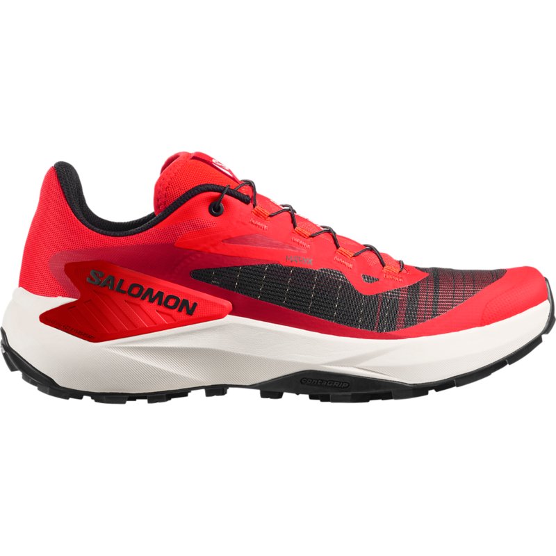 SALOMON Chaussures de trail homme Genesis Rouge et noir