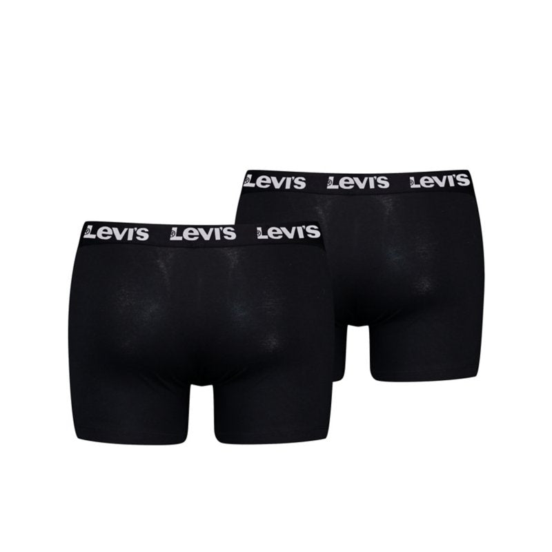 LEVIS Boxer homme en coton (Lot de 2) Noir