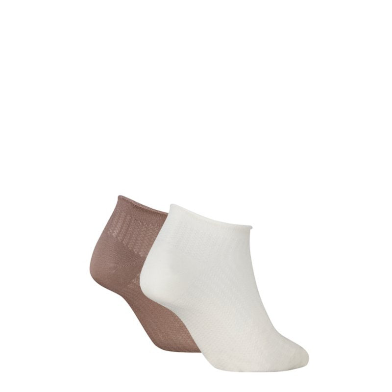 PUMA Chaussettes femme RIB x2 Beige