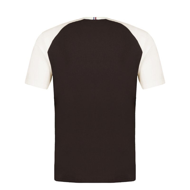 LE COQ SPORTIF Tee-shirt à manches courtes homme Héritage Gris et Beige