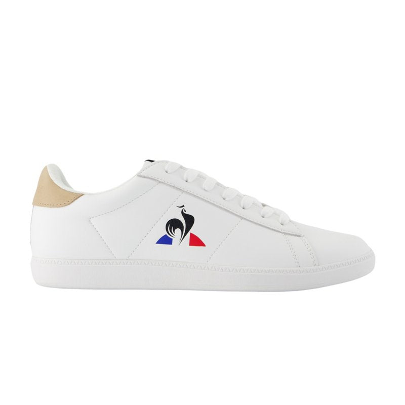 LE COQ SPORTIF Sneakers homme Courtset Blanc et Marron