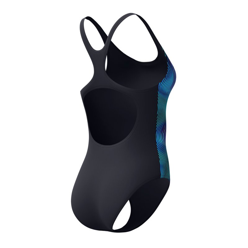 SPEEDO Maillot de bain 1 pièce femme Print Medalist Noir