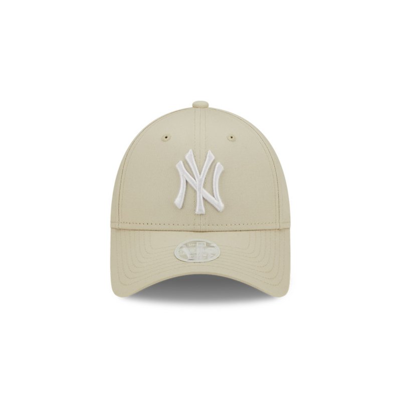 NEW ERA Casquette femme 9Forty New York Yankees League Essential Beige clair