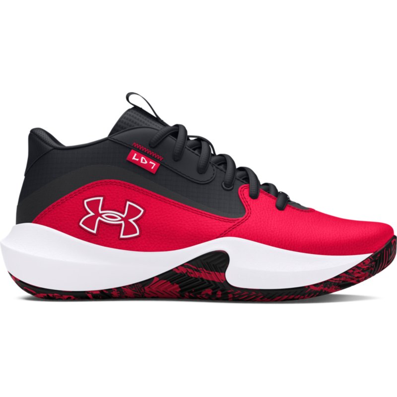 UNDER ARMOUR Chaussures de basketball garçon Grade School Lockdown 7 Rouge