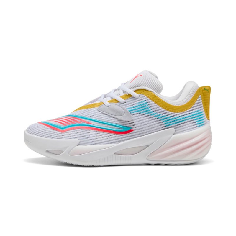 PUMA Chaussures de basketball homme All-Pro Nitro 2 Blanc