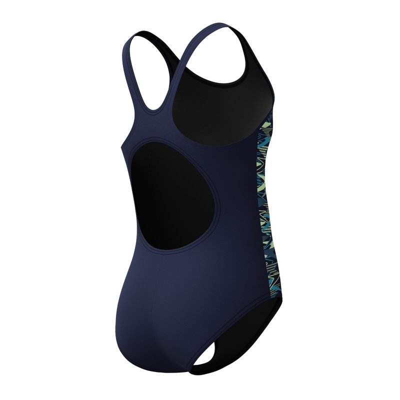 SPEEDO Maillot de bain 1 pièce fille Placement Muscleback Marine