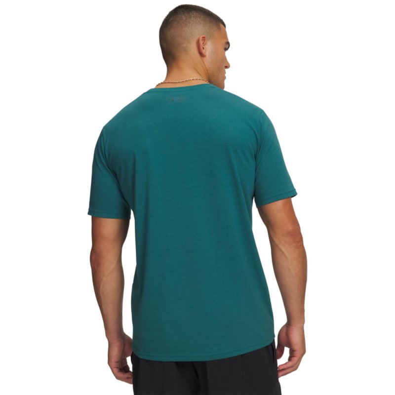 UNDER ARMOUR Tee-shirt à manches courtes homme Sportstyle Left Chest Vert et noir