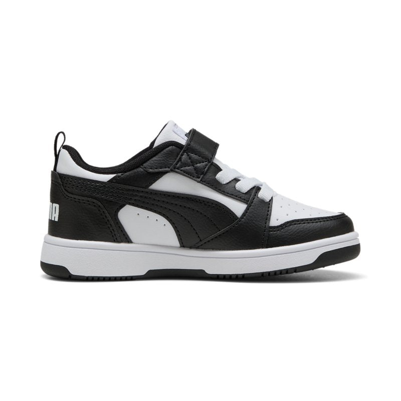 PUMA Sneakers enfant Rebound V6 LO Blanc et noir
