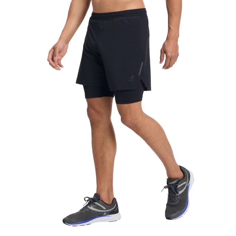ENERGETICS Short avec cuissard de running homme Stevo Noir