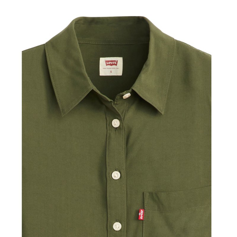 LEVIS Chemise à manches longues femme Darlene Utility Vert