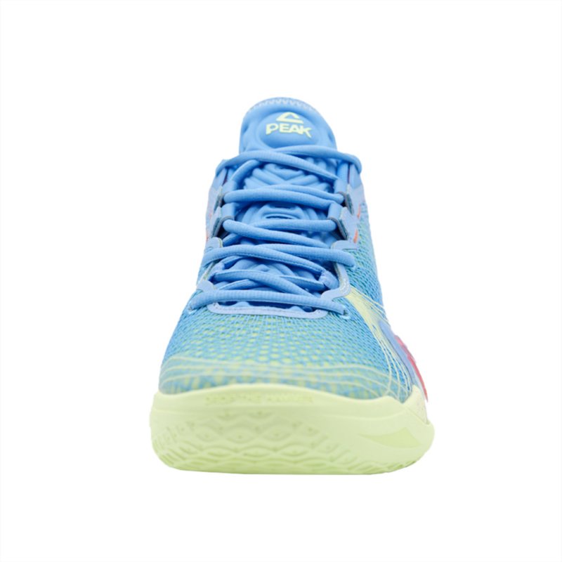 PEAK Chaussures de basketball homme Talent 2 Bleu, jaune et rose