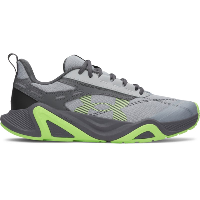 UNDER ARMOUR Chaussures de training homme Charged Commit TR 5 Gris et vert