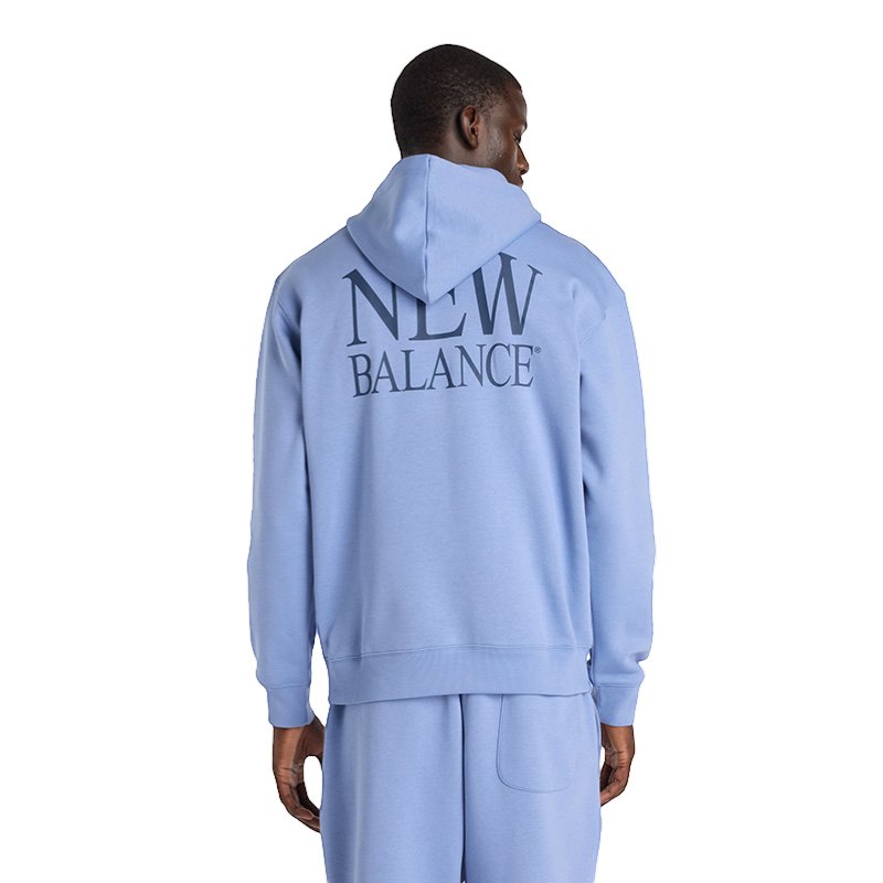 NEW BALANCE Sweatshirt à capuche homme Reimagined Bleu