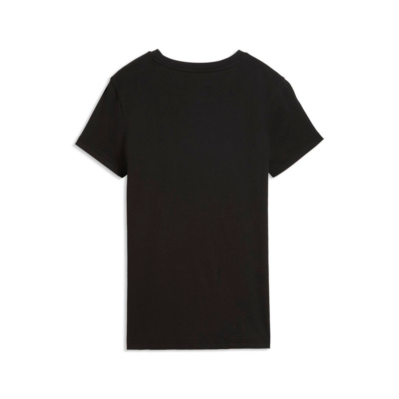 PUMA Tee-shirt à manches courtes femme Ess Logo Metallic Noir