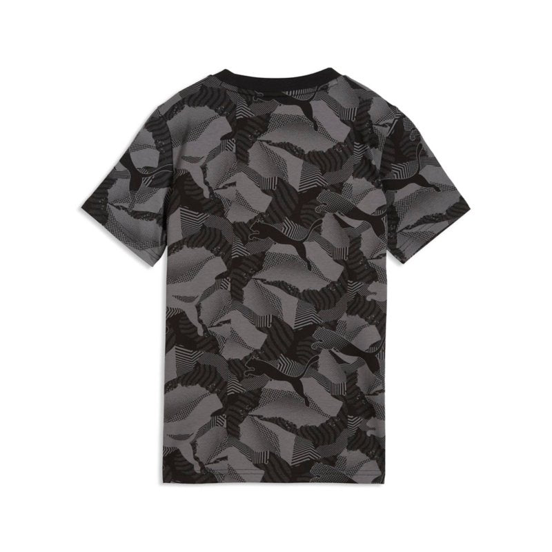 PUMA Tee-shirt à manches courtes garçon Ess Logo Story 2 Noir