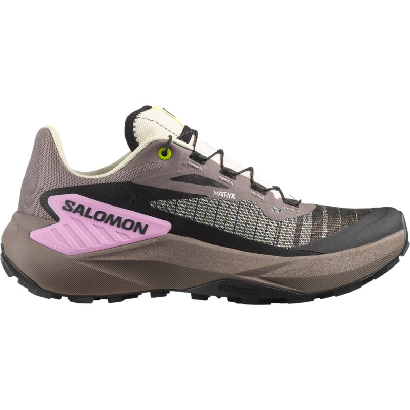 SALOMON Chaussures de trail femme Genesis Marron, beige et rose