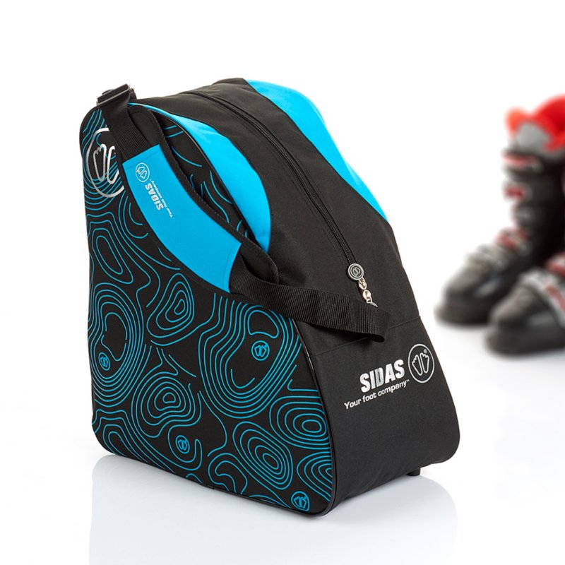 SIDAS Sac à chaussures de ski léger et durable noir et bleu