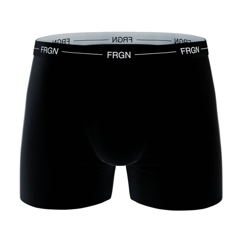 FREEGUN Boxer homme en coton - Lot de 3 Noir