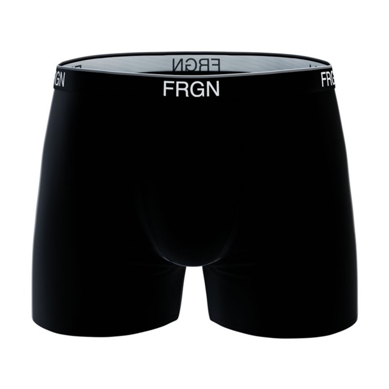 FREEGUN Boxer homme en coton - Lot de 3 Noir et gris