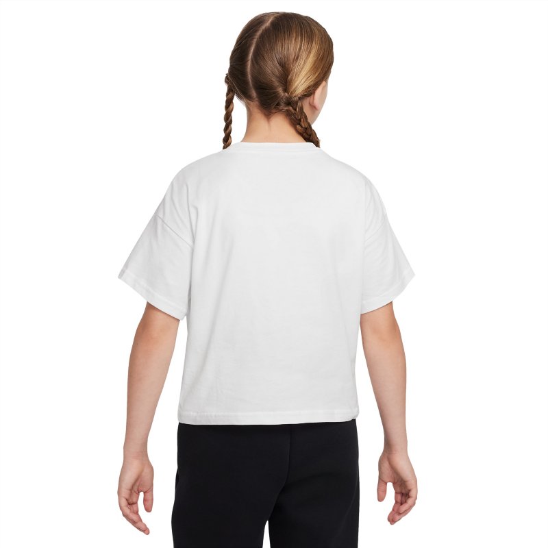 NIKE Tee-shirt à manches courtes fille Sportswear Blanc