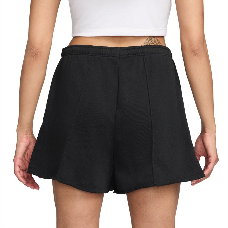 NIKE Short femme Sportswear Chill Terry noir