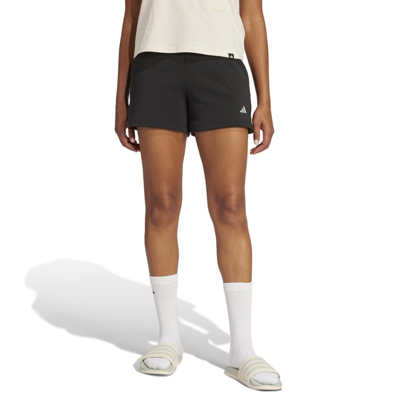 ADIDAS Short femme petit logo Feel cozy Essentials Noir