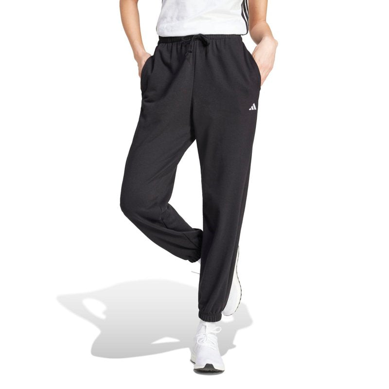ADIDAS Jogging femme French terry petit logo Essentials Noir