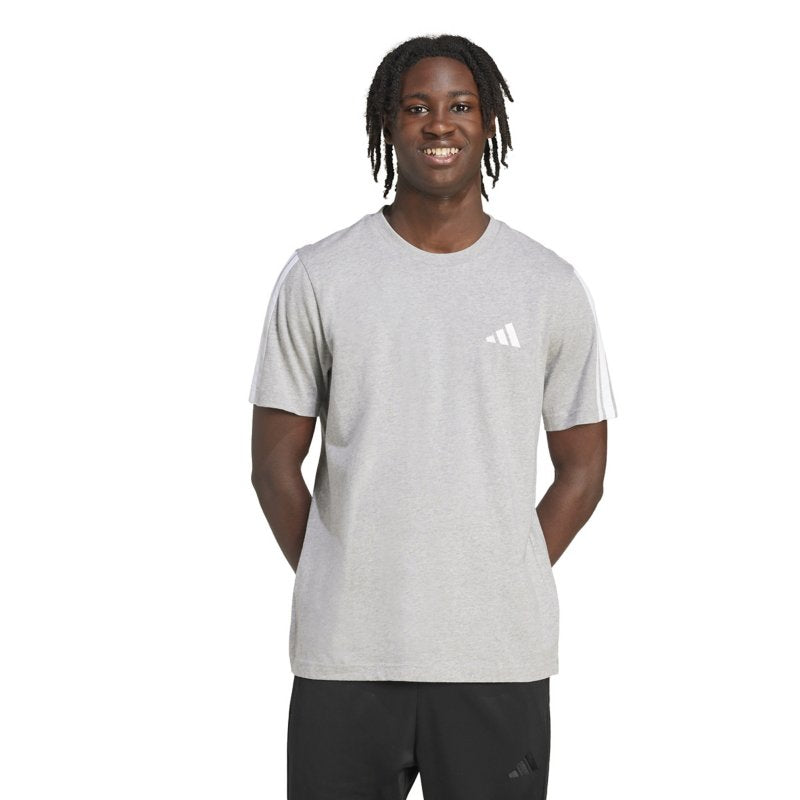 ADIDAS Tee-shirt à manches courtes homme 3 bandes Gris