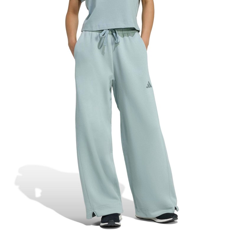 ADIDAS Jogging femme jambes larges molleton All SZN Vert