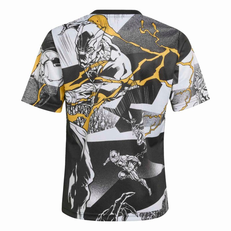 ADIDAS Maillot d'entraînement de football enfant Real Madrid Avengers Pré-Match 25/26 Blanc