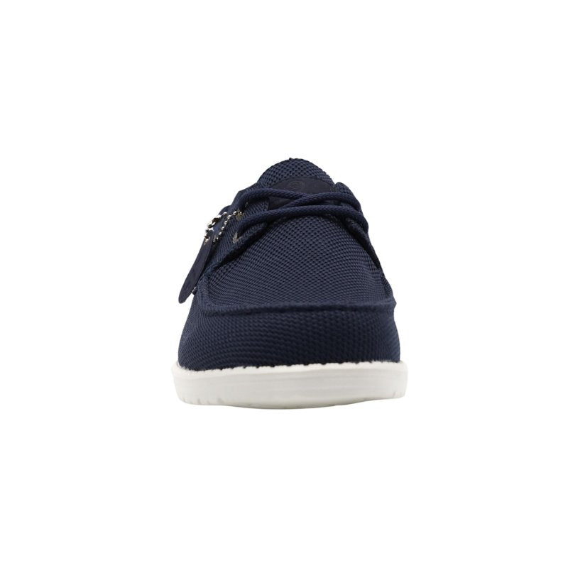 SERGE BLANCO Chaussures bateau homme Socoa Knitt Bleu marine