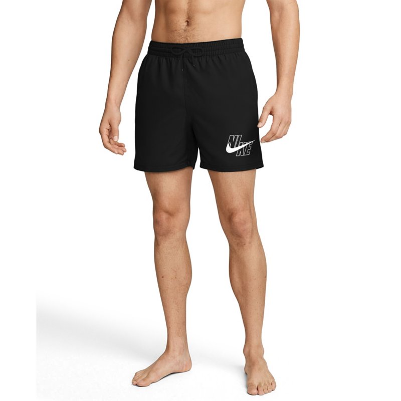 NIKE Short de bain homme Breaker Logo Noir